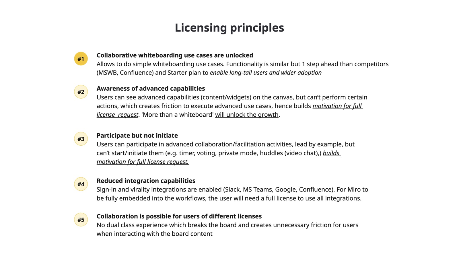 License Overhaul page 13