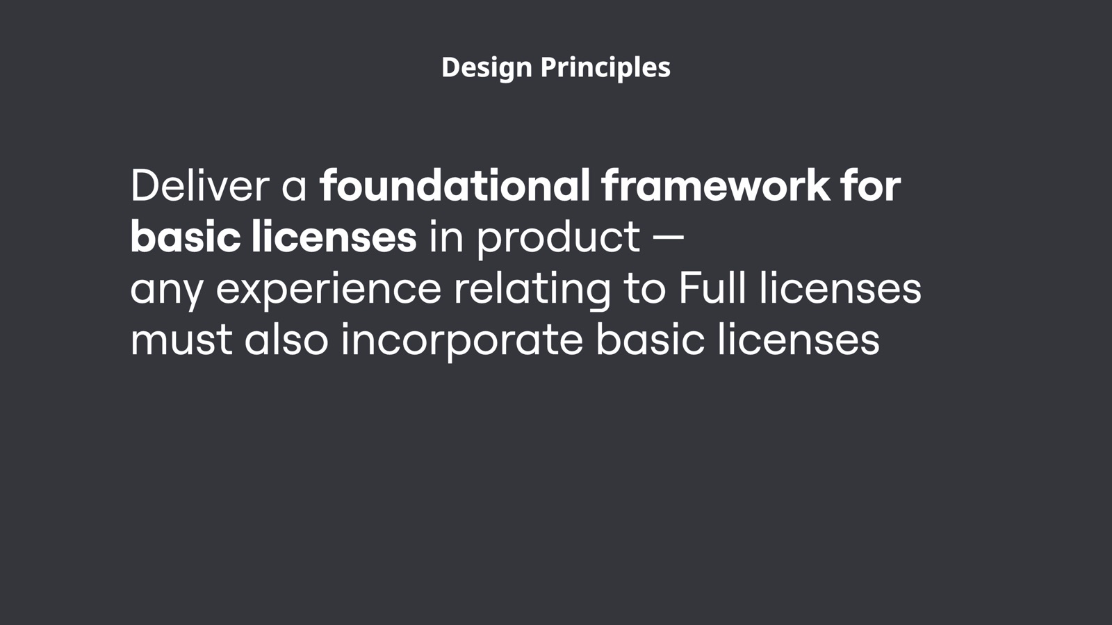License Overhaul page 20