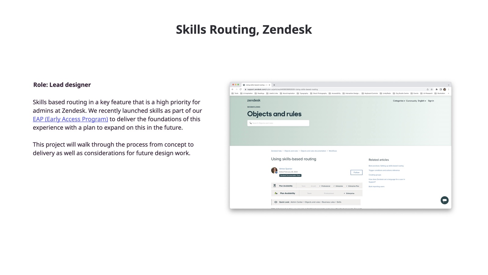 Zendesk Skills page 2